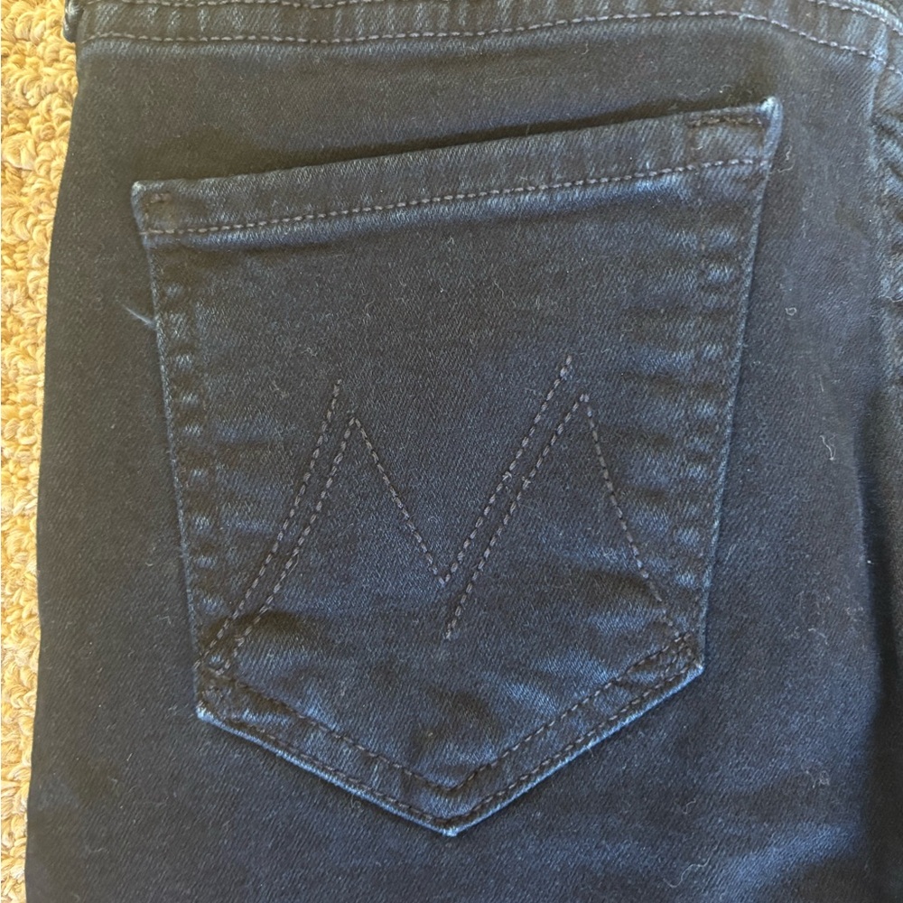 MOTHER Indigo Stunner Zip Jeans